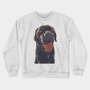 Chocolate Lab Crewneck Sweatshirt